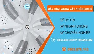 nguyên nhân máy giặt aqua vắt không khô