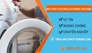 nguyên nhân máy giặt electrolux không vào điện