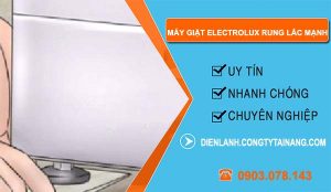nguyên nhân máy giặt electrolux rung lắc mạnh