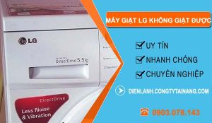 nguyên nhân máy giặt lg không giặt được