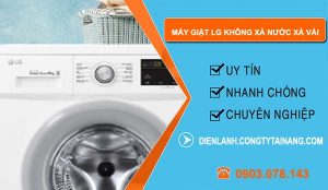 nguyên nhân máy giặt lg không xả nước xả vải