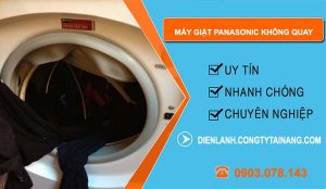 nguyên nhân máy giặt panasonic không quay