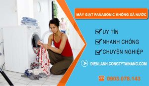 nguyên nhân máy giặt panasonic không xả nước