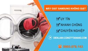 nguyên nhân máy giặt samsung không giặt