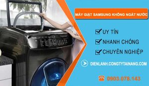 nguyên nhân máy giặt samsung không ngắt nước