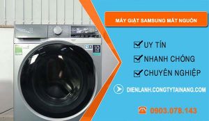 nguyên nhân máy giặt samsung mất nguồn