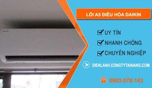 sửa lỗi a5 điều hòa daikin