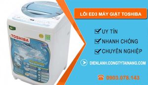 sửa lỗi ed3 máy giặt toshiba