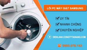 sửa lỗi pc máy giặt samsung