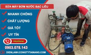 Sửa Máy Bơm Nước Bạc Liêu
