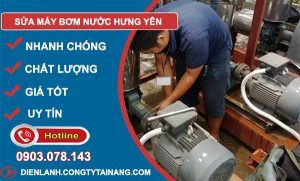 Sửa Máy Bơm Nước Hưng Yên