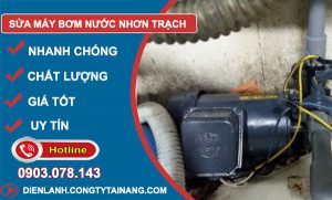 Sửa Máy Bơm Nước Nhơn Trạch