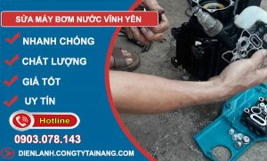 Sửa Máy Bơm Nước tại Vĩnh Yên