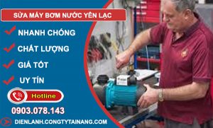 Sửa Máy Bơm Nước tại Yên Lạc