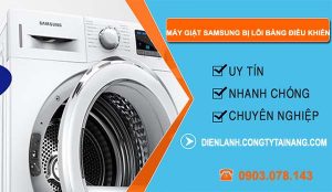 sửa máy giặt Samsung bị lỗi bảng điều khiển
