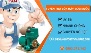 dịch vụ tuyển thợ sửa máy bơm nước