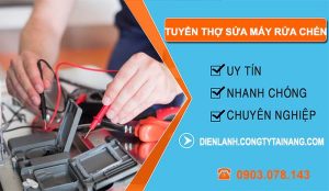 dịch vụ tuyển thợ sửa máy rửa chén