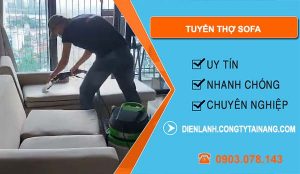dịch vụ tuyển thợ sửa sofa