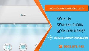 điều hòa casper không lạnh