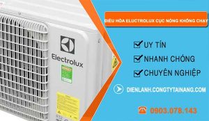 điều hòa eluctrolux cục nóng không chạy