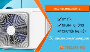điều hòa midea kêu to