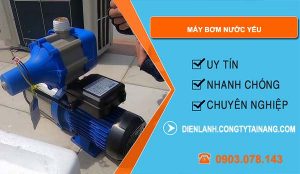 máy bơm nước yếu