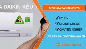 nguyên nhân điều hòa daikin kêu to