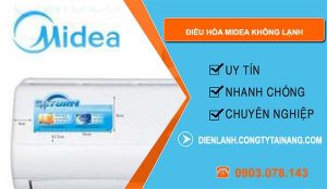 nguyên nhân điều hòa midea không lạnh