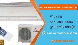 nguyên nhân điều hòa mitsubishi báo lỗi chớp đèn 3 lần