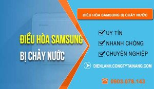 nguyên nhân điều hòa samsung bị chảy nước