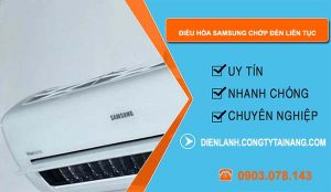nguyên nhân điều hòa samsung chớp đèn liên tục