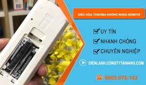 nguyên nhân điều hòa toshiba không nhận remote