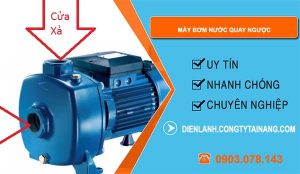 nguyên nhân máy bơm nước quay ngược