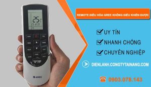 nguyên nhân remote điều hòa gree không điều khiển được
