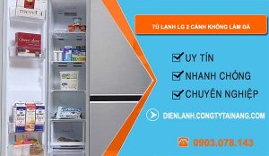 nguyên nhân tủ lạnh lg 2 cánh không làm đá
