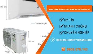 remote điều hòa eluctrolux không điều khiển được