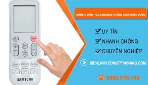remote điều hòa samsung không điều khiển được