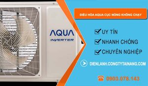sửa điều hòa aqua cục nóng không chạy