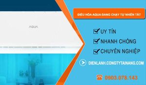 sửa điều hòa aqua đang chạy tự nhiên tắt