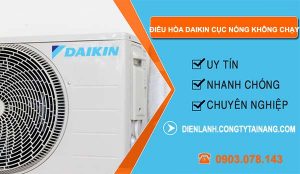 sửa điều hòa daikin cục nóng không chạy