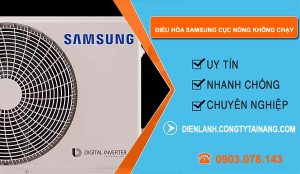 sửa điều hòa samsung cục nóng không chạy