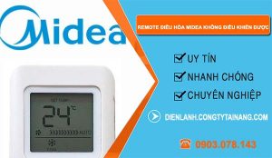 sửa remote điều hòa midea không điều khiển được