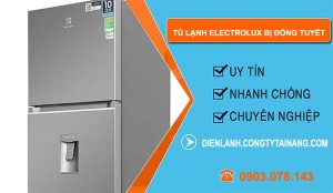 sửa tủ lạnh electrolux bị đóng tuyết