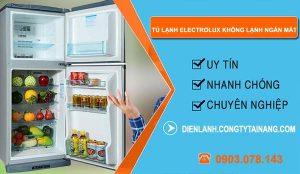 sửa tủ lạnh electrolux không lạnh ngăn mát