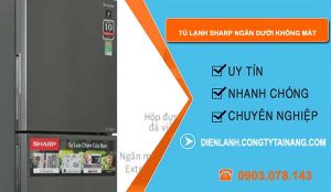 sửa tủ lạnh sharp không lạnh ngăn mát