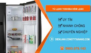 sửa tủ lạnh toshiba kém lạnh