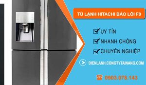 tủ lạnh hitachi báo lỗi f0