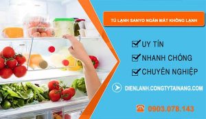 tủ lạnh sanyo ngăn mát không lạnh