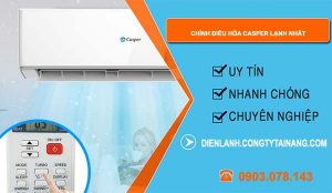 cách chỉnh điều hòa casper lạnh nhất