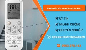 cách chỉnh điều hòa samsung lạnh nhất